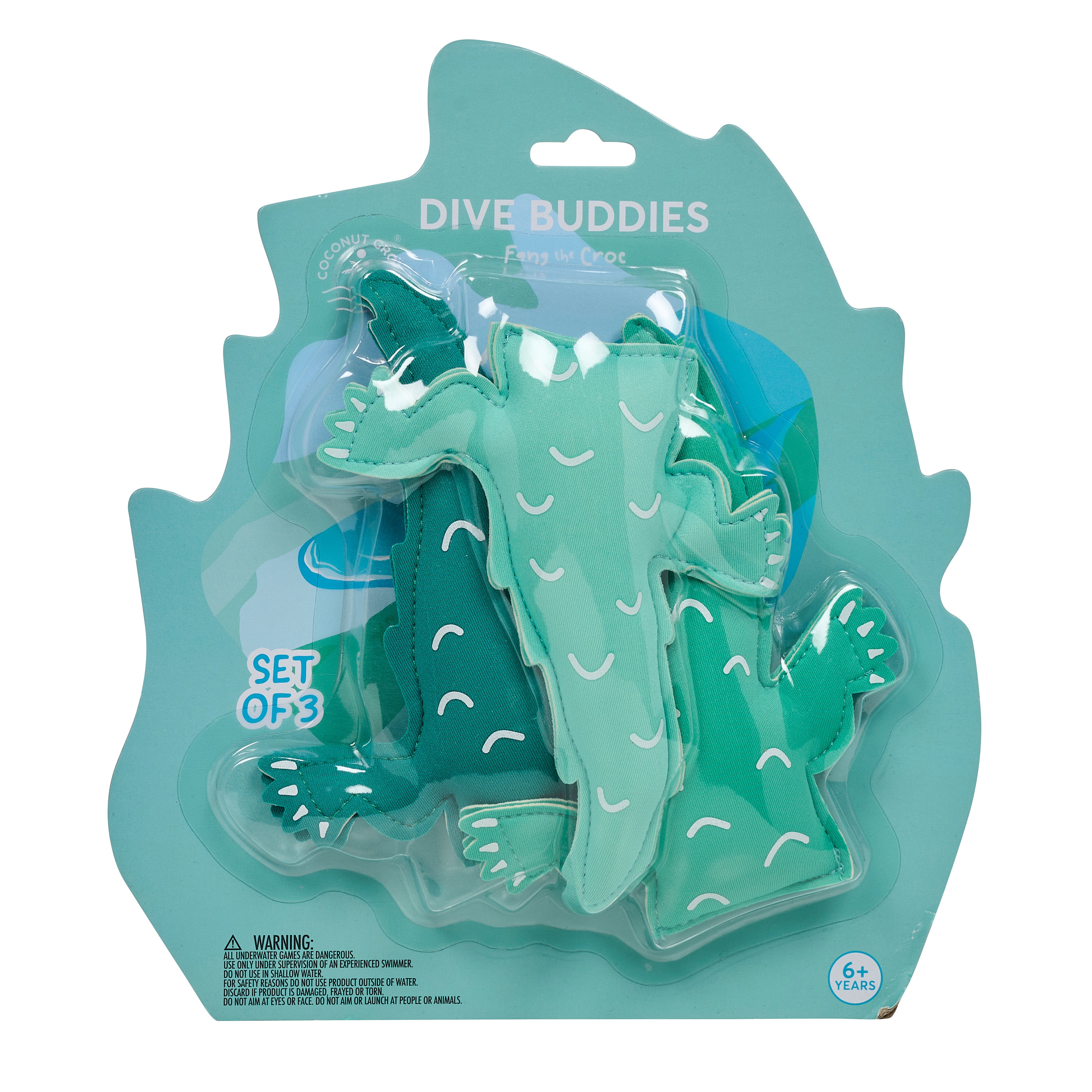 Neoprene Dive Buddies - Fang the Croc