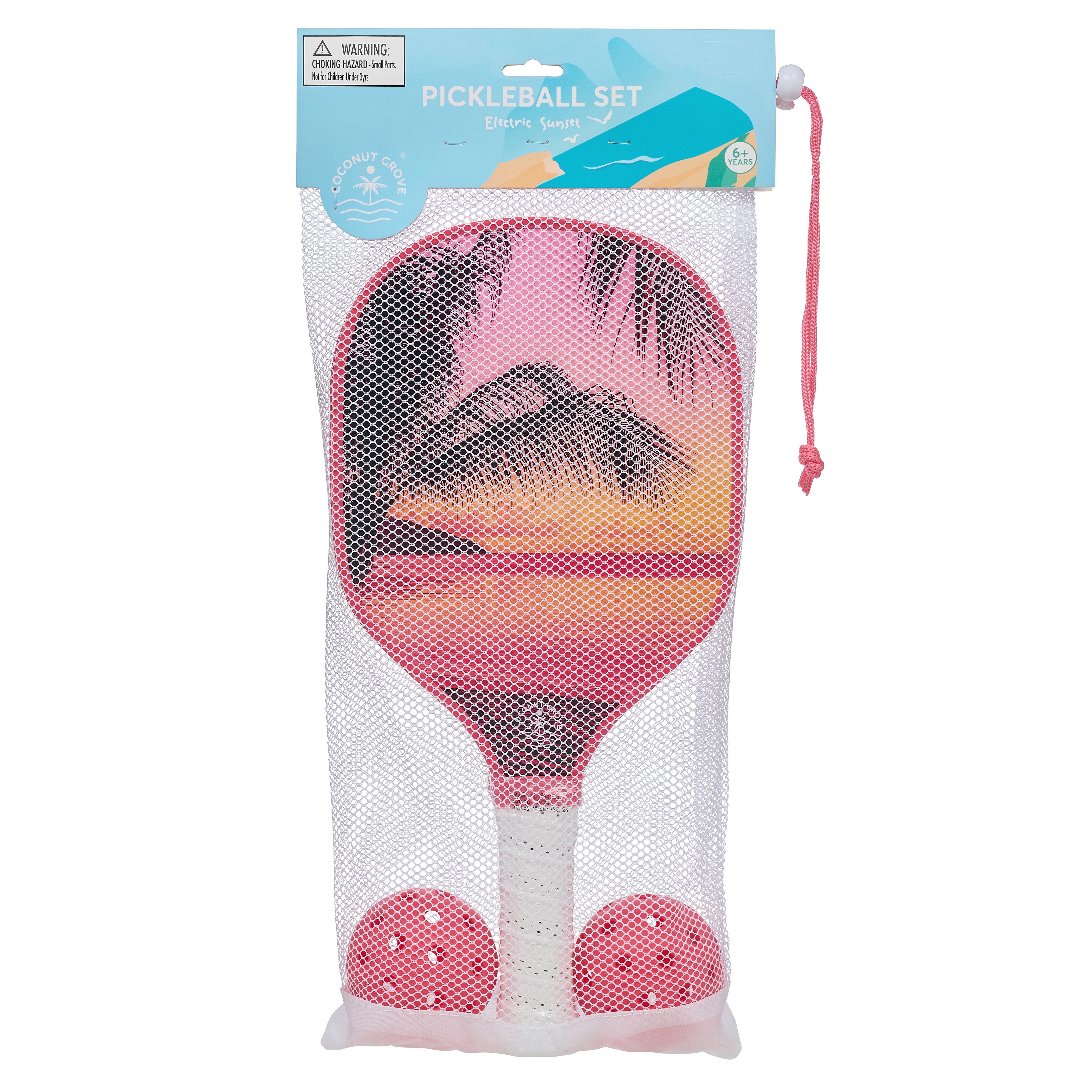 Pickleball Set - Electric Sunset