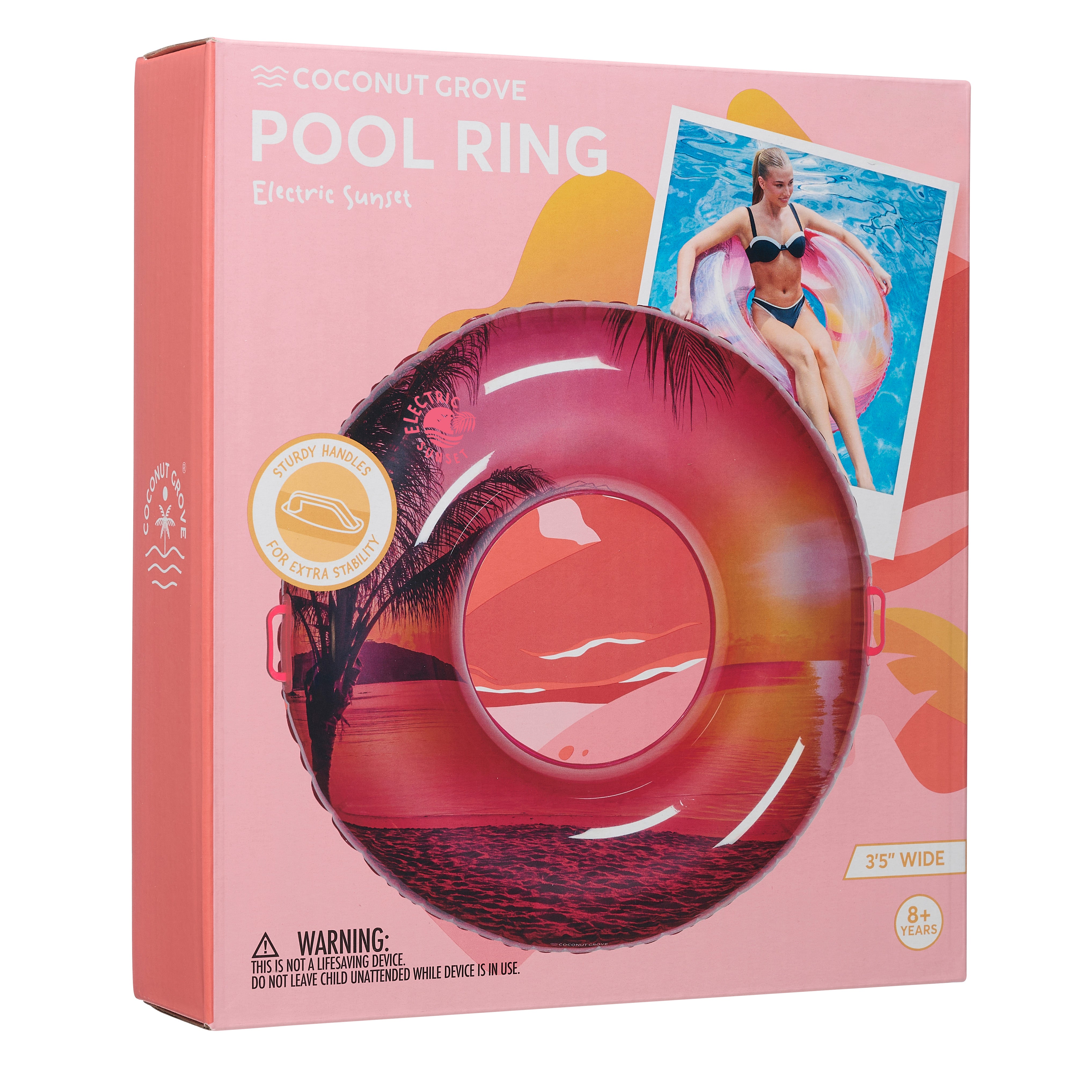 Pool Ring - Electric Sunset
